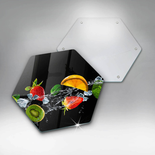 Protège plaque de cuisson Fruits dans l'eau