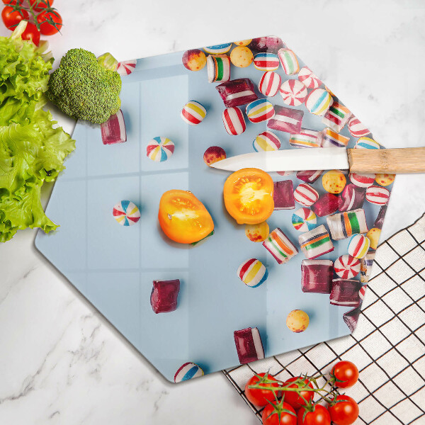 Protège plaque de cuisson Bonbons colorés
