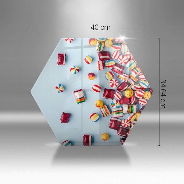 Protège plaque de cuisson Bonbons colorés