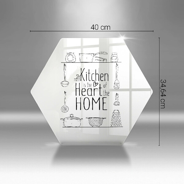 Protège plaque de cuisson Inscription phrase