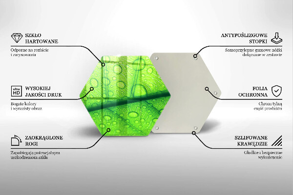 Protège plaque de cuisson Gros plan d'une feuille