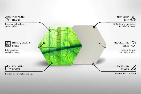 Protège plaque de cuisson Gros plan d'une feuille