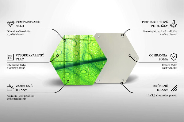 Protège plaque de cuisson Gros plan d'une feuille