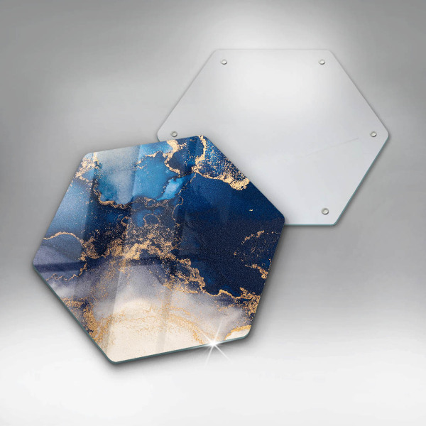 Protège plaque de cuisson Abstraction de marbre