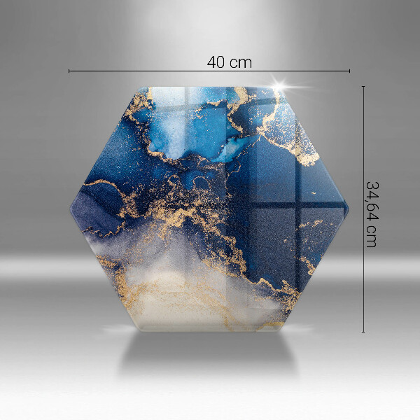 Protège plaque de cuisson Abstraction de marbre