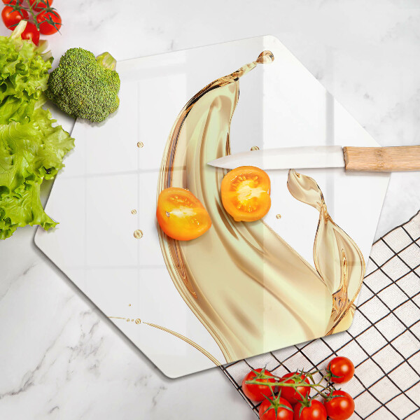 Protège plaque de cuisson huile d'olive