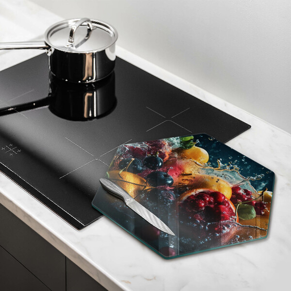 Protège plaque de cuisson Fruits dans l'eau