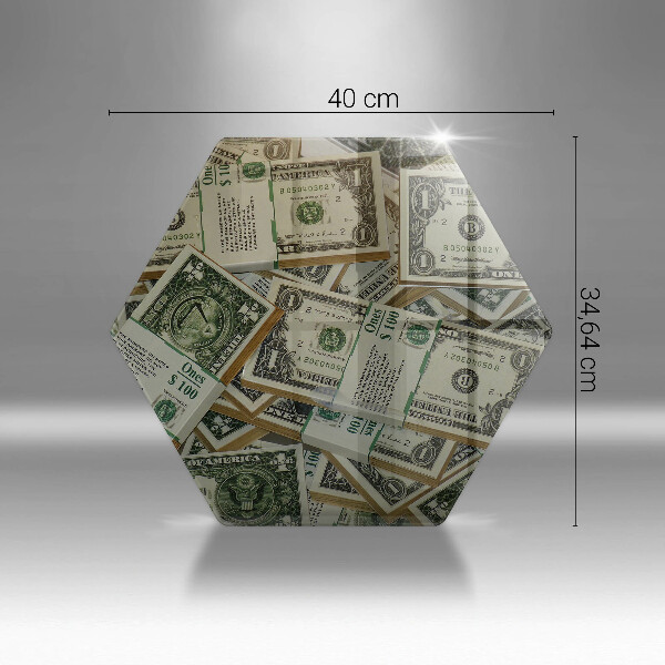 Protège plaque de cuisson Argent dollars