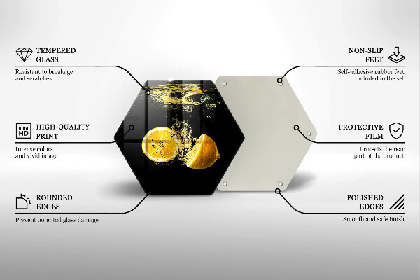 Protection plaque induction Fruit de citron juteux