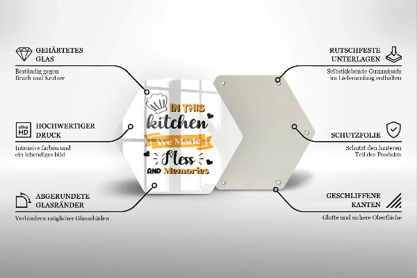 Protège plaque de cuisson In this kitchen we made mess and memories