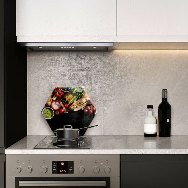 Protège plaque de cuisson Ingrédients et épices italiens