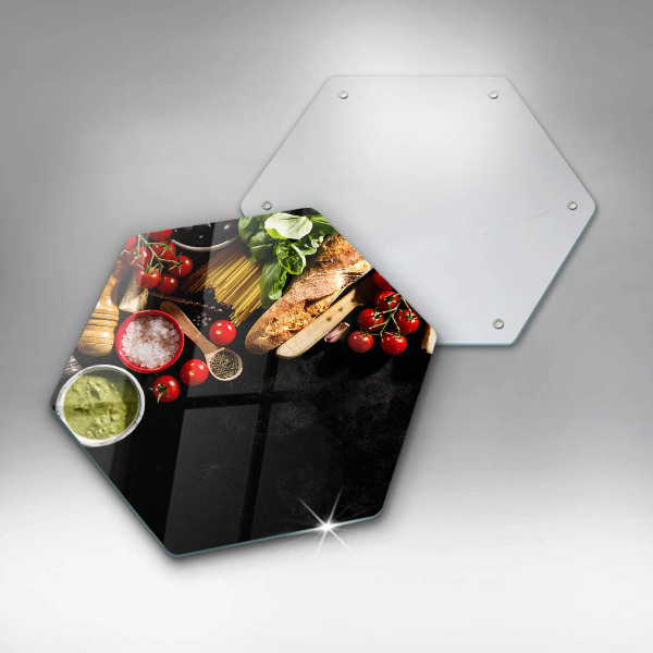 Protège plaque de cuisson Ingrédients et épices italiens