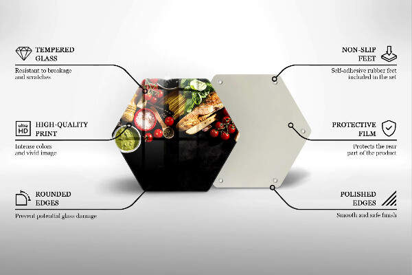 Protège plaque de cuisson Ingrédients et épices italiens