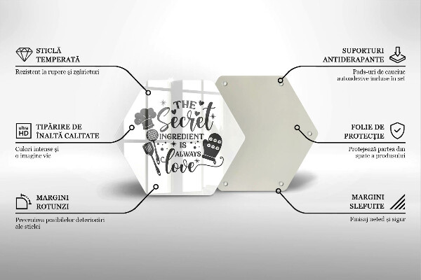 Protège plaque de cuisson Inscription phrase