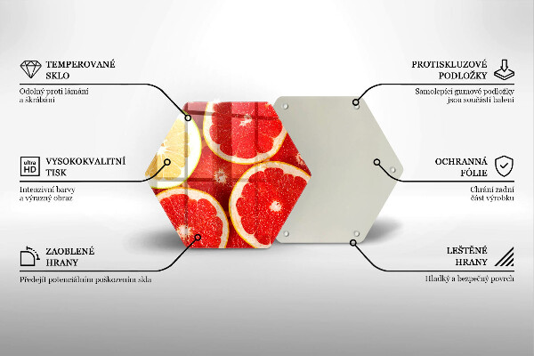 Protège plaque de cuisson Tranches de pamplemousse