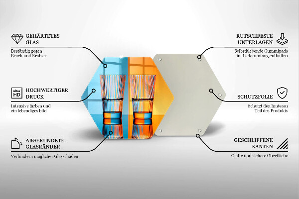 Protège plaque de cuisson Deux verres d'eau