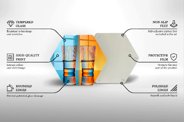 Protège plaque de cuisson Deux verres d'eau