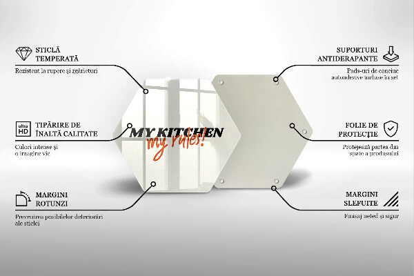 Protège plaque de cuisson My kitchen my rules