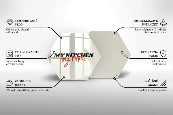 Protège plaque de cuisson My kitchen my rules