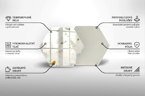 Protège plaque de cuisson Feuilles tombantes