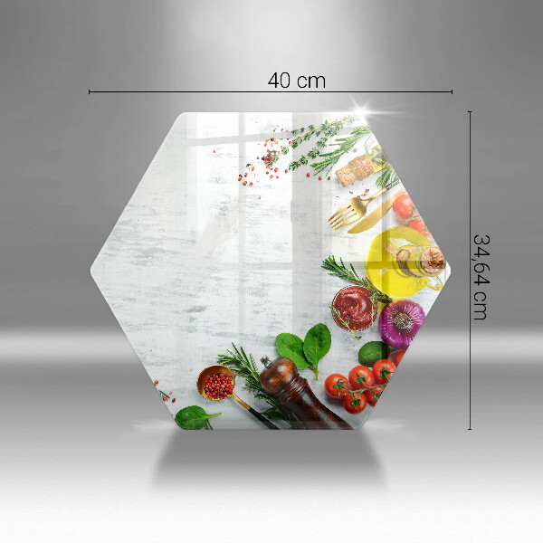 Protège plaque de cuisson Légumes et épices