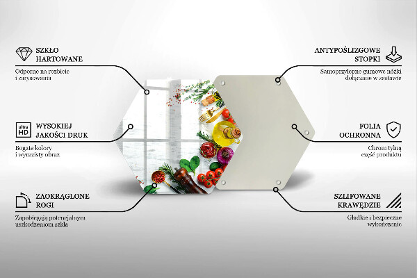 Protège plaque de cuisson Légumes et épices