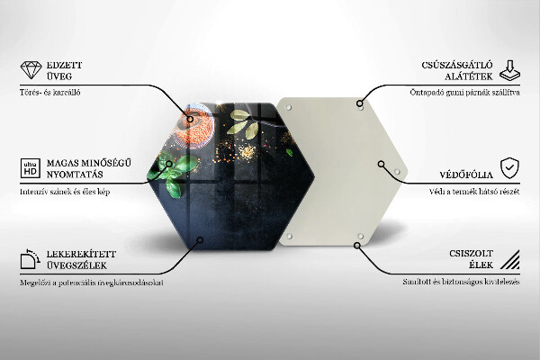 Protège plaque de cuisson Bols d'épices