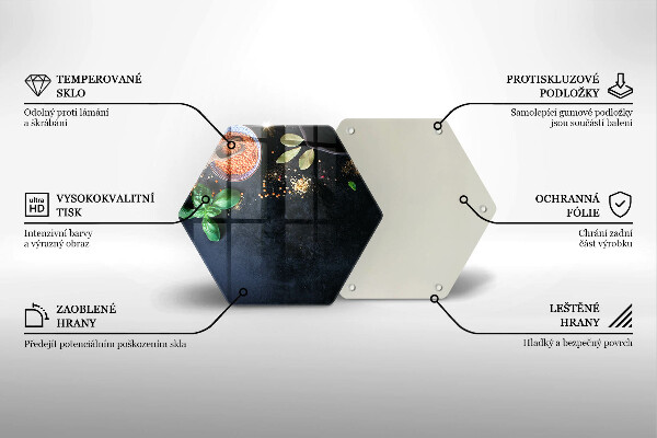 Protège plaque de cuisson Bols d'épices