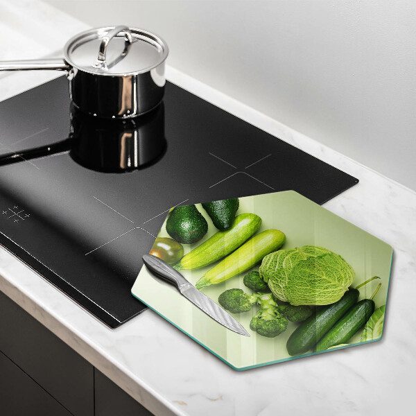 Protège plaque de cuisson Fruits et légumes verts