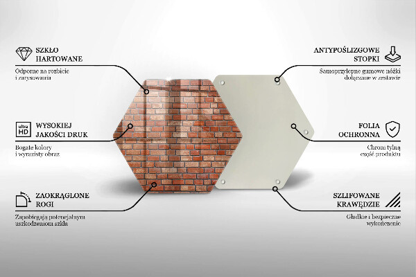 Protection plaque induction Mur de briques