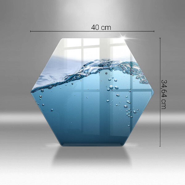 Protection plaque induction L'eau bleue