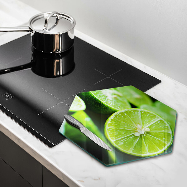 Protection plaque induction Agrumes citron vert
