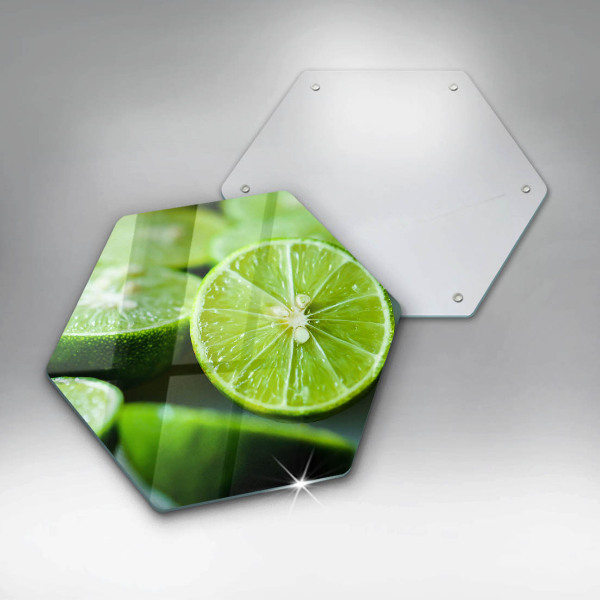 Protection plaque induction Agrumes citron vert