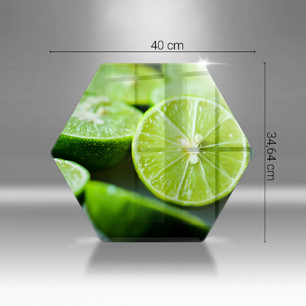 Protection plaque induction Agrumes citron vert