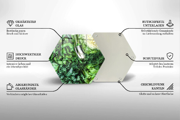 Protection plaque induction Légumes verts