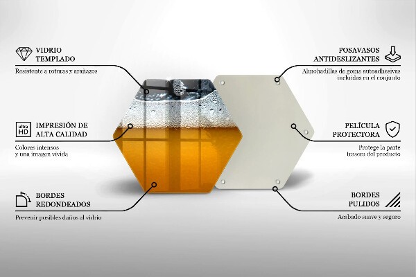 Protection plaque induction Boire de la mousse de bière