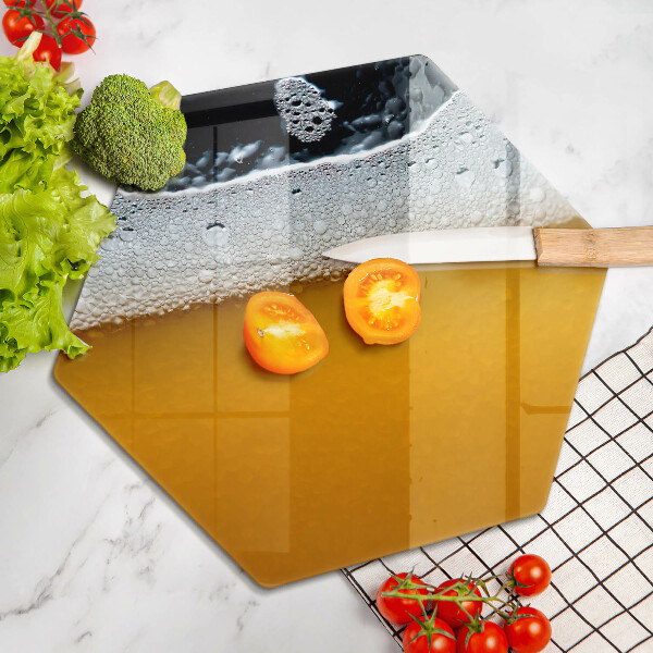 Protection plaque induction Boire de la mousse de bière