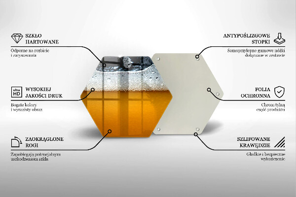 Protection plaque induction Boire de la mousse de bière