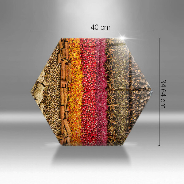 Cache plaque de cuisson Épices colorées