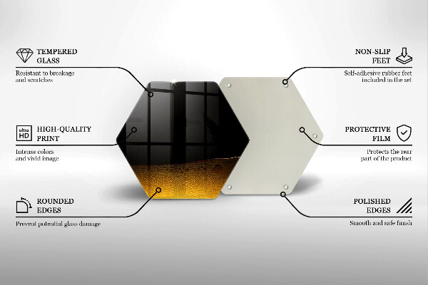 Protège plaque de cuisson Bière gazeuse
