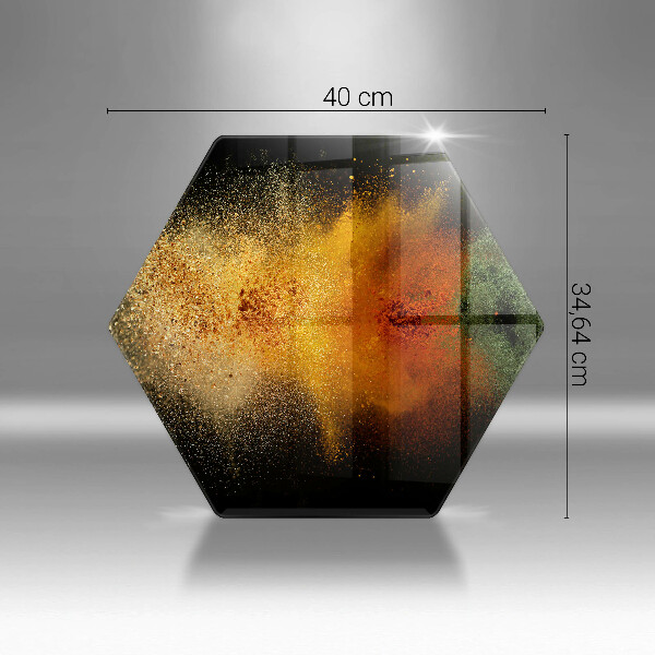 Protège plaque de cuisson Épices colorées