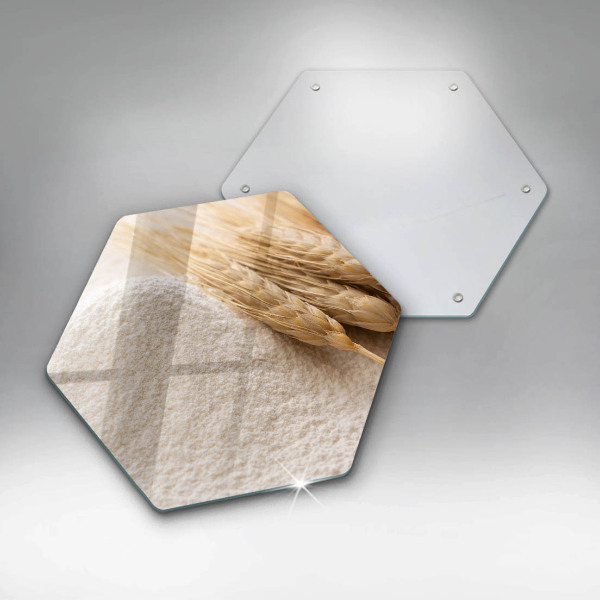 Protège plaque de cuisson Farine et épis de céréales