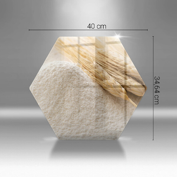 Protège plaque de cuisson Farine et épis de céréales