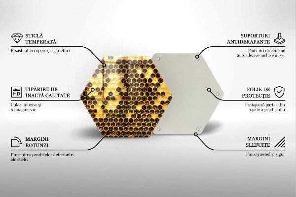 Protège plaque de cuisson Rayon de miel