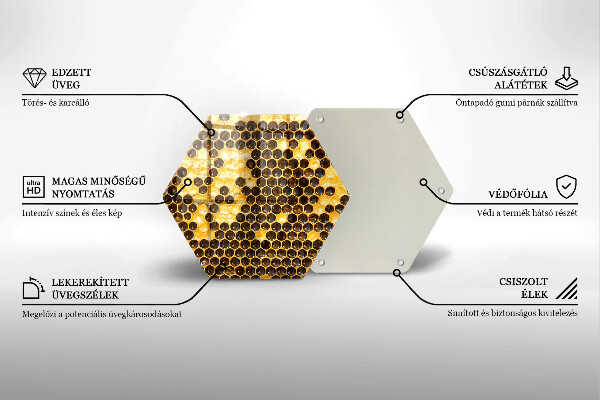 Protège plaque de cuisson Rayon de miel