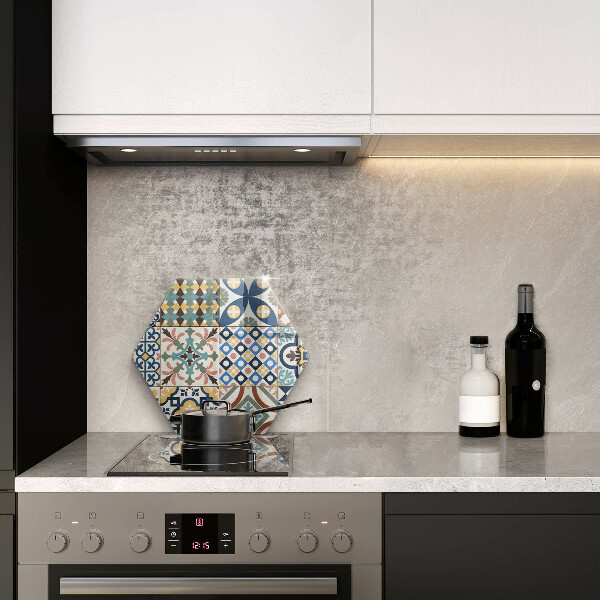 Cache plaque de cuisson Carreaux décoratifs