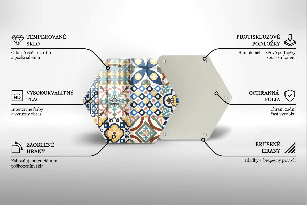 Cache plaque de cuisson Carreaux décoratifs