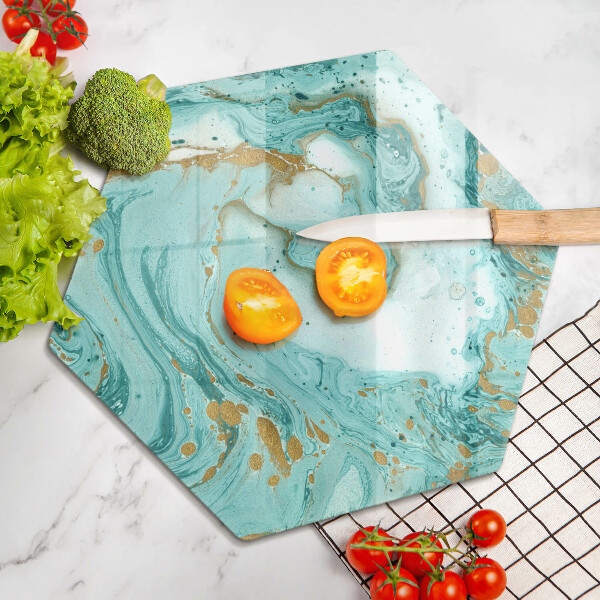 Protection plaque induction Abstraction bleue