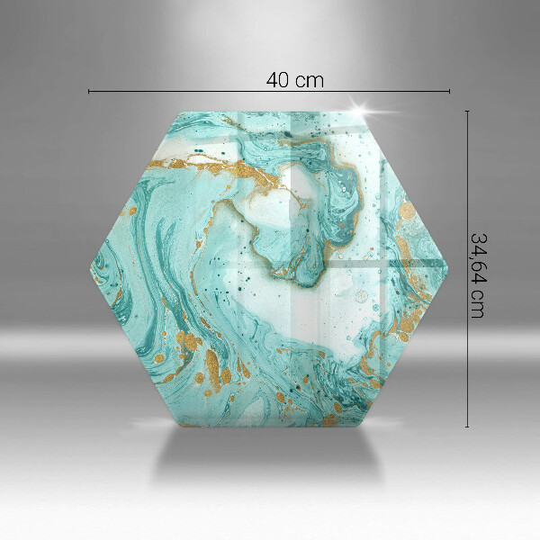 Protection plaque induction Abstraction bleue