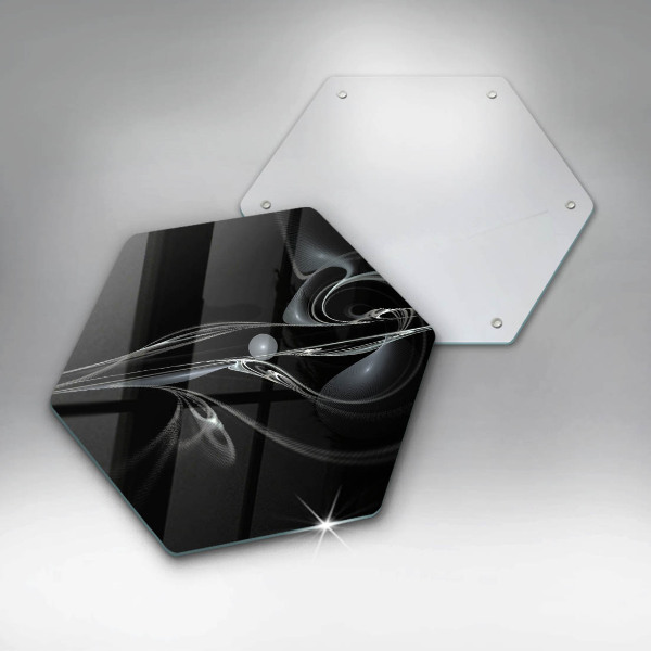 Cache plaque de cuisson Abstraction moderne